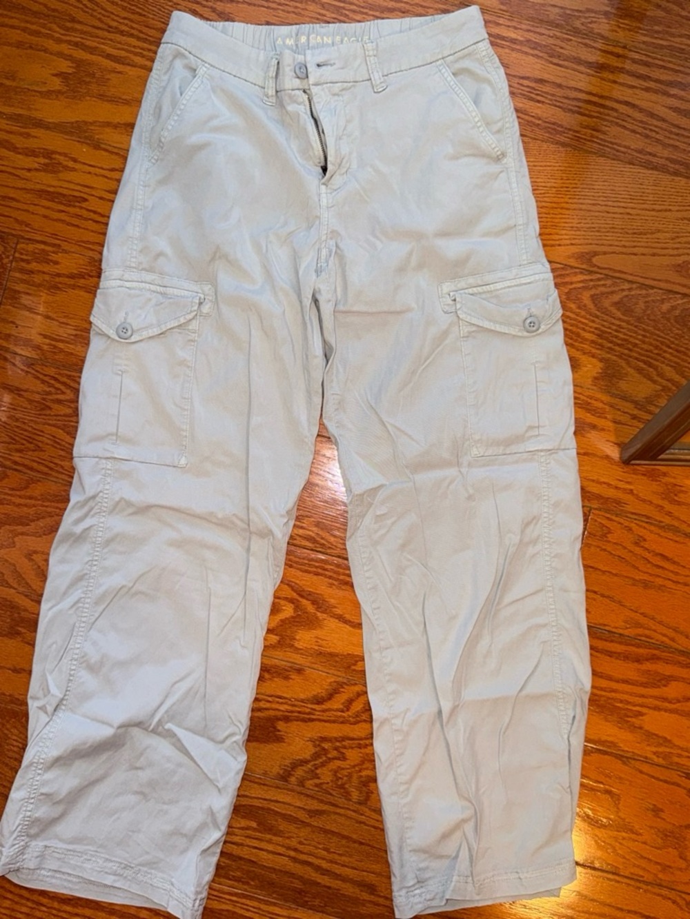American Eagle Outfitters Light Khaki Cargo Pants